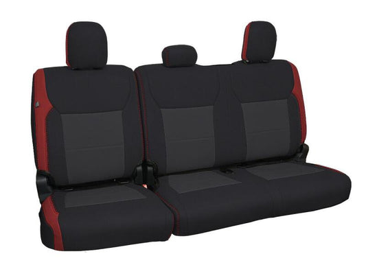 PRP 2021+ Ford 150/ 2023+ SuperDuty Rear Seat Covers (Pair) - Red