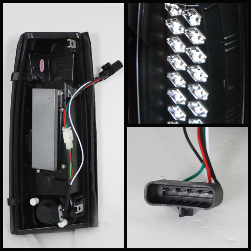 Spyder Chevy C/K Series 1500 88-98/Blazer 92-94 LED Tail Lights Blk ALT-YD-CCK88-LED-BK SPYDER