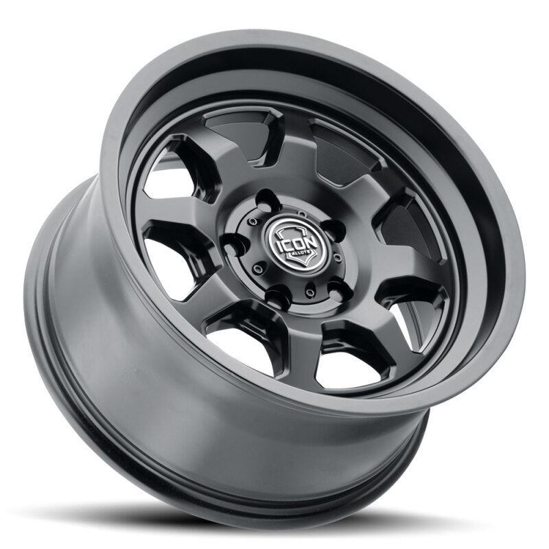 ICON Alloys Nuevo 17x8.5 5x150 +25mm 5.75" Backspacing Satin Black Wheel - 8117855557SB