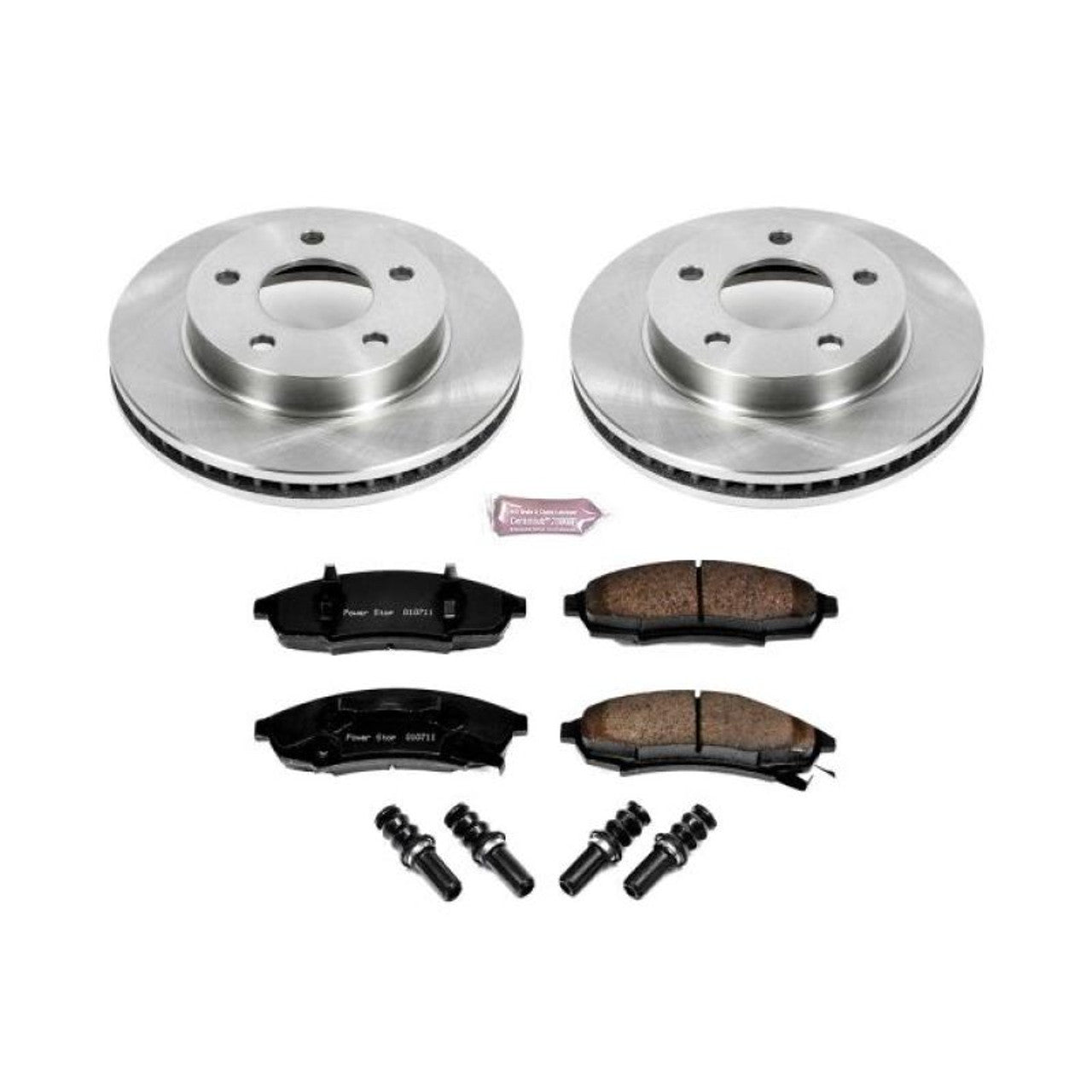 Power Stop 02-04 Oldsmobile Silhouette Front and Rear Z17 Coated Brake Kit