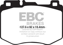 Load image into Gallery viewer, EBC Ultimax2 Front Brake Pads - UD1796