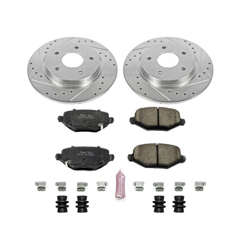 Power Stop 12-16 Chrysler Town & Country Rear Z23 Evolution Sport Brake Kit PowerStop