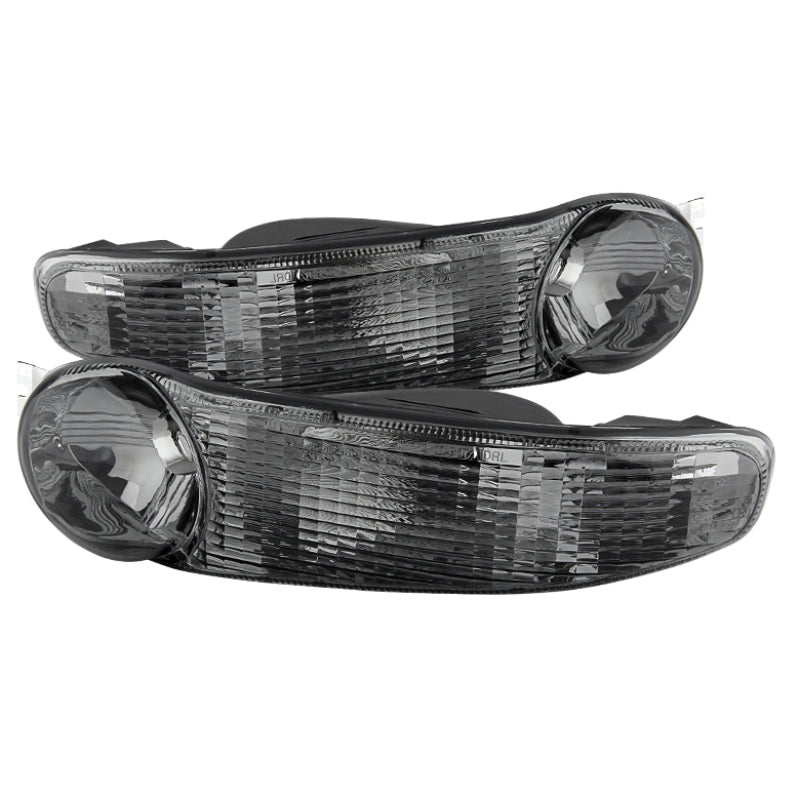 Xtune GMC Sierra Denali 00-06 Bumper Lights Smoke CBL-GD00-SM SPYDER