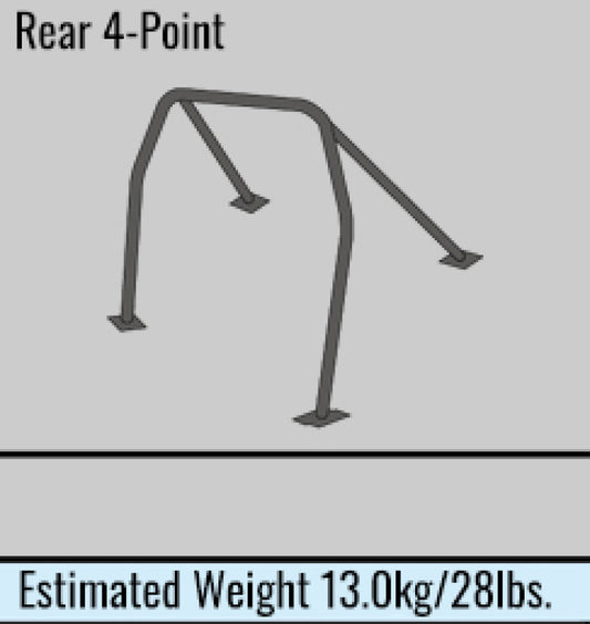 Cusco Safety 21 2-Pssgr 4-PT Roll Cage Nissan Skyline R33 - (S/O-No Cancel)