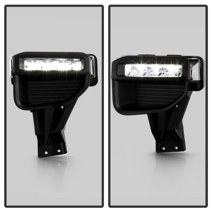 Spyder 20-22 Ford F250/F350 Super Duty OEM Full LED Fog Lights W/ Switch - Clear SPYDER