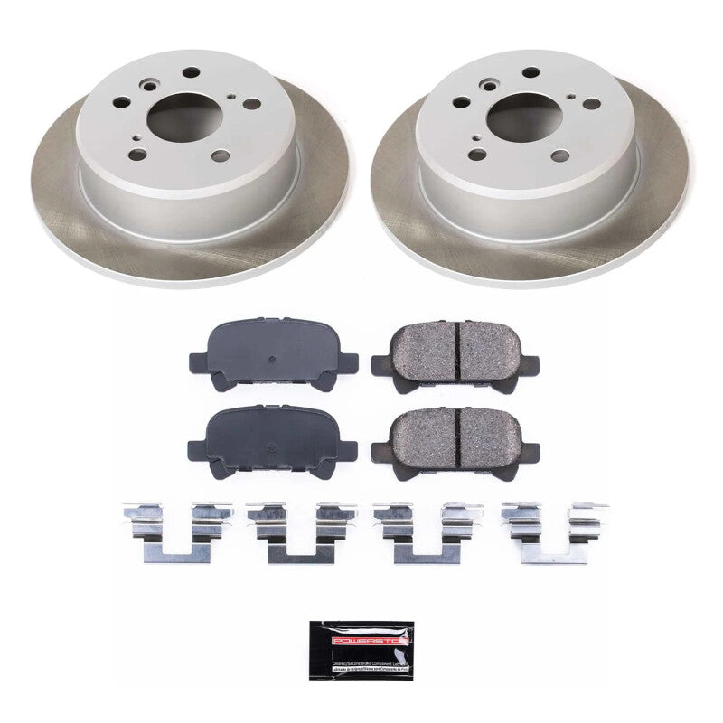 Power Stop 99-03 Toyota Solara Rear Semi-Coated Rotor Kit PowerStop