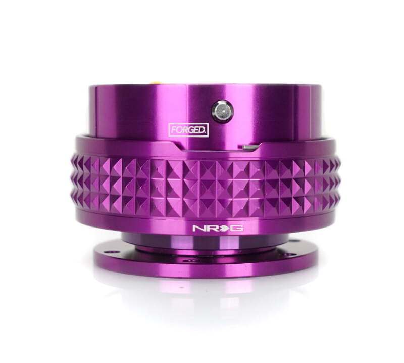 NRG Quick Release Kit - Pyramid Edition - Purple Body / Purple Pyramid Ring - SRK-210PP-PP