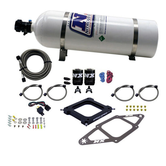 Nitrous Express 4500 Assassin Plate System, Stage 6 Alcohol, 100-300 HP (15# Bottle) - 67275-15