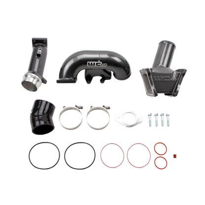 Wehrli 2006-2007 LBZ Duramax High Flow 3in Y-Bridge Kit- Gloss Black Wehrli
