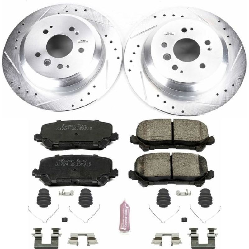 Power Stop 16-19 Honda Pilot Rear Z23 Evolution Sport Brake Kit PowerStop