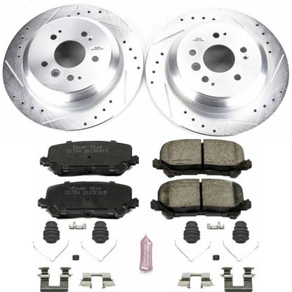 Power Stop 16-19 Honda Pilot Rear Z23 Evolution Sport Brake Kit PowerStop