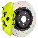 Brembo 22+ Golf R/22+ S3 Front GT BBK 6 Piston Cast 380x34 2pc Rotor Slotted Type1 - Fluo. Yellow