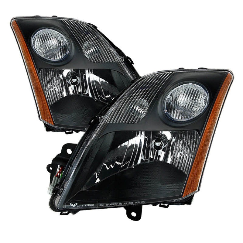xTune Nissan Sentra 07-09 L4 2.0L 2.5L Only OEM Style Headlights - Black HD-JH-NS07-2.0L-BK SPYDER
