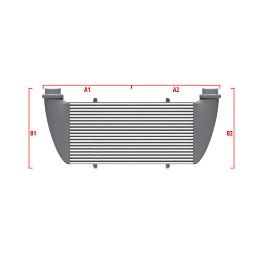 Wagner Tuning 27.56in x 11.81in x 3.54in Dia 2.50in/3.15in Left Top/Right Top Universal I/C