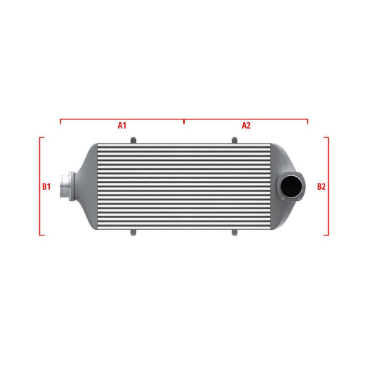 Wagner Tuning 27.56inx11.81inx3.54in 2.50in/3.15in Left Side Cent/Right Angle Cent Universal I/C