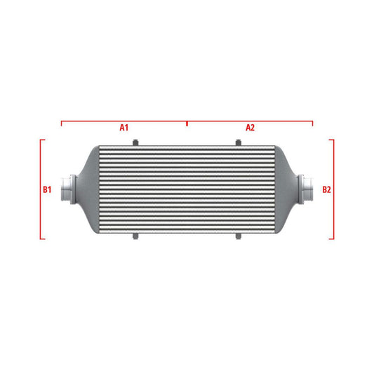 Wagner Tuning 27.56inx11.81inx3.54in 2.50in/3.15in Left Side Cent/Right Side Cent Universal I/C