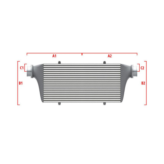 Wagner Tuning 27.56inx11.81inx3.54in 2.50in/3.15in Left Side Top/Right Side Top Universal I/C