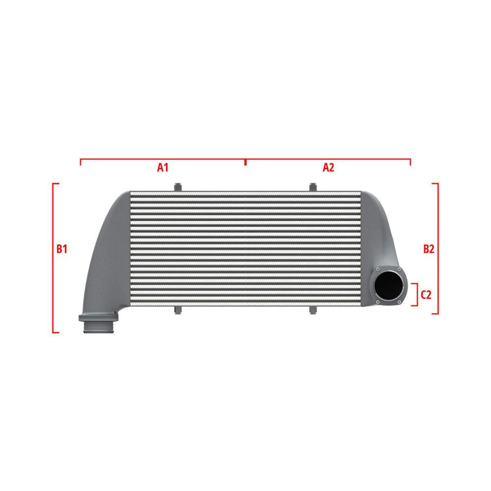 Wagner Tuning 27.56in x 11.81in x 3.54in 2.50in/3.15in Left Low/Right Angle Low Universal I/C