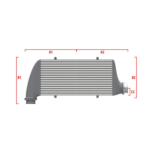 Wagner Tuning 27.56in x 11.81in x 3.54in 2.50in/3.15in Left Lower/Right Side Lower Universal I/C