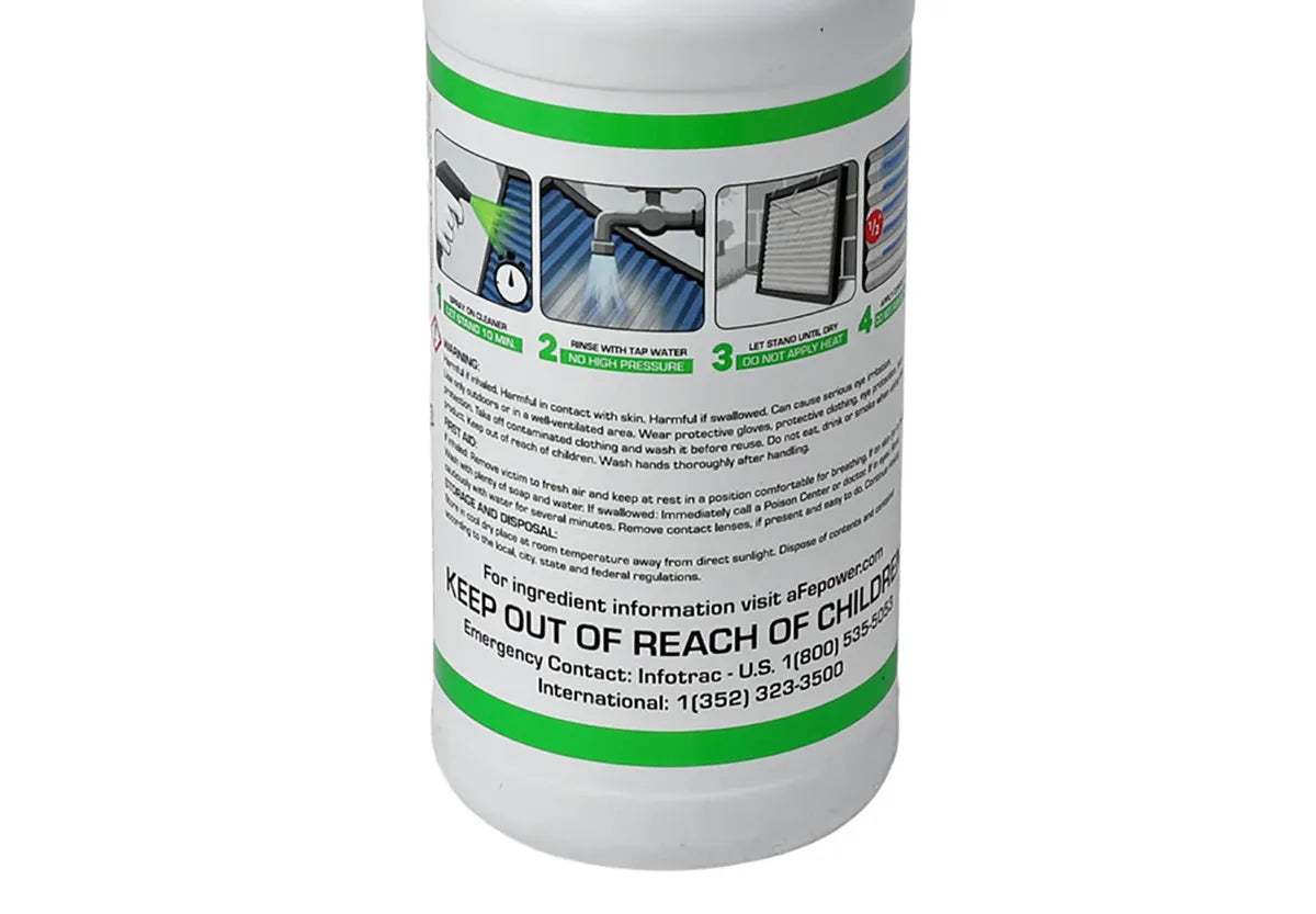 AFEPOWER Cleaner for Oiled Air Filters, 32 oz Spray Bottle - 90-10201