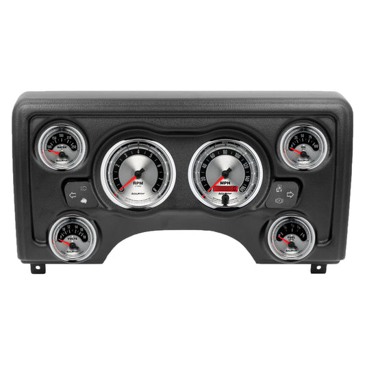Autometer American Muscle Direct Fit Dash Kit 97-06 Jeep TJ (2 x 3-3/8in. / 4 x 2-1/16in.) 90011-01