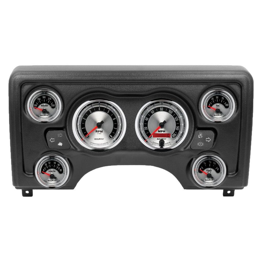 Autometer American Muscle Direct Fit Dash Kit 97-06 Jeep TJ (2 x 3-3/8in. / 4 x 2-1/16in.)