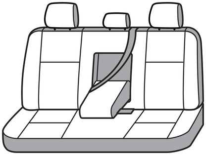 Covercraft 24-26 Ford Ranger SeatSaver Custom Seat Cover - Polycotton Charcoal