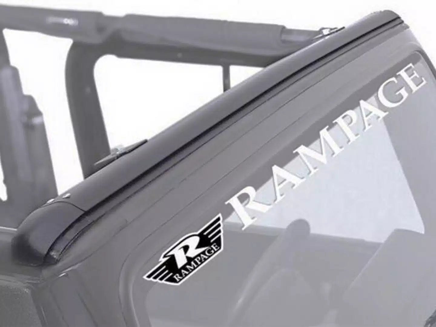 Rampage Windshield Channel for 1997-2006 Jeep Wrangler TJ - 901004