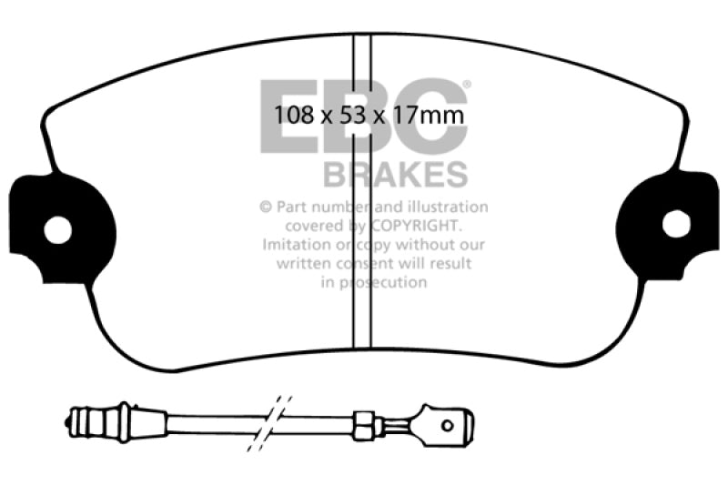 EBC GreenStuff Front Brake Pads - DP2230 EBC