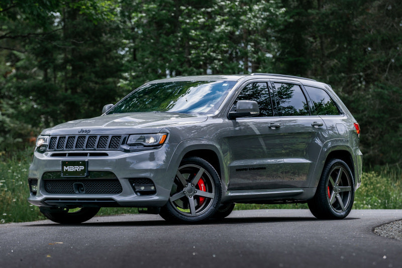 MBRP 2012+ Jeep Grand Cherokee SRT 6.4L 3in Dual Rear Exit T304SS Catback Exhaust - CF Tips MBRP