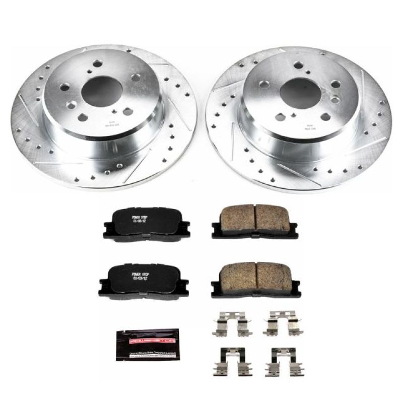 Power Stop 01-03 Toyota Highlander Rear Z23 Evolution Sport Brake Kit PowerStop