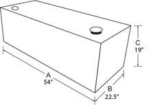 Load image into Gallery viewer, Tradesman Aluminum Rectangular Liquid Storage Tank (98 Gallon Capacity) - Brite