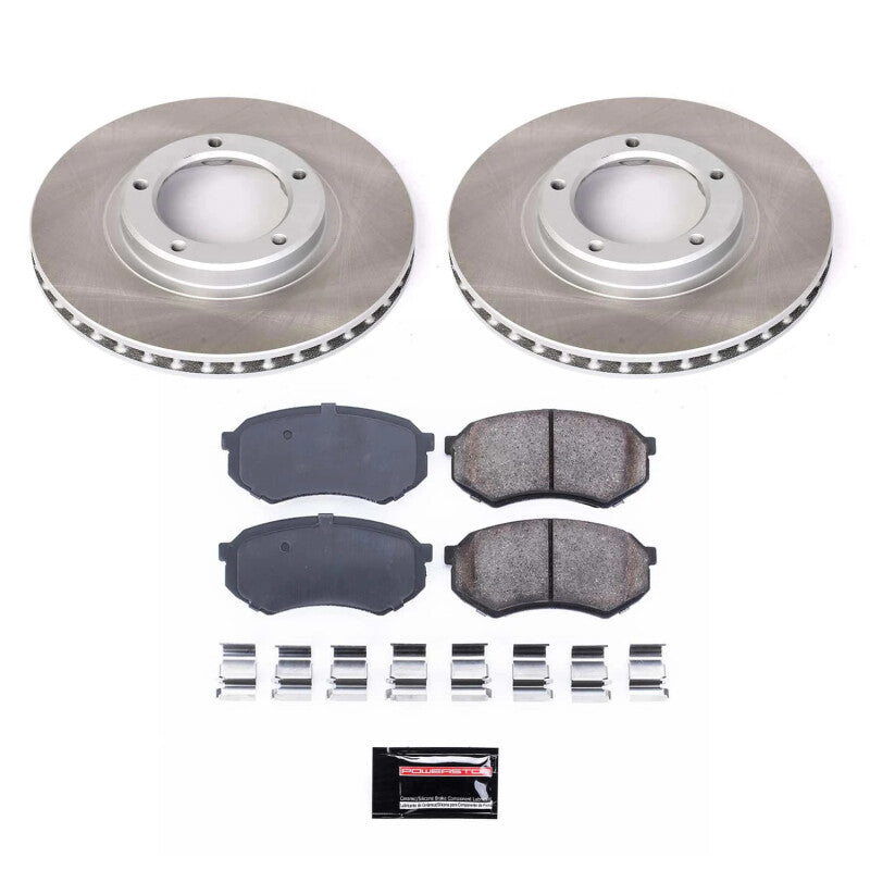 Power Stop 95-04 Toyota Tacoma Front Semi-Coated Rotor Kit PowerStop