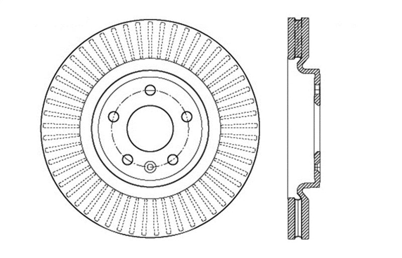 StopTech Drilled Sport Brake Rotor Stoptech