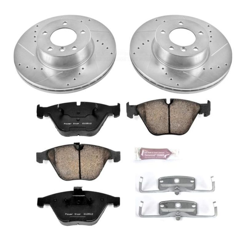 Power Stop 11-12 BMW 328i xDrive Front Z23 Evolution Sport Brake Kit PowerStop