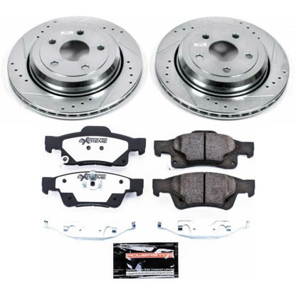 Power Stop 11-19 Dodge Durango Rear Z36 Truck & Tow Brake Kit PowerStop