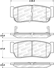 Load image into Gallery viewer, StopTech Premium Ceramic Brake Pads - 308.09540