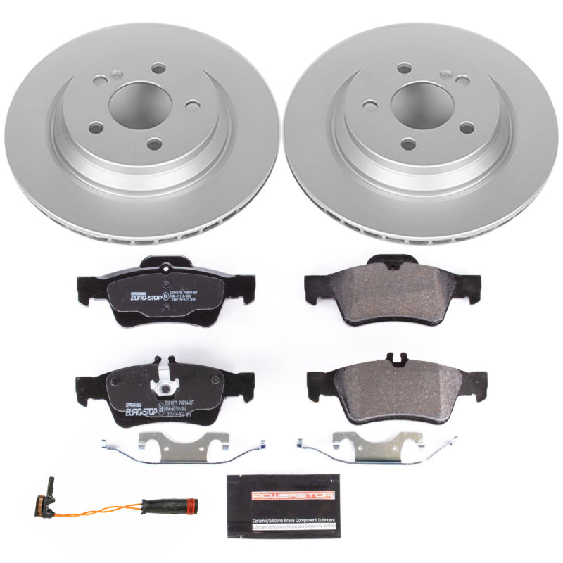 Power Stop 12-13 Mercedes-Benz S350 Rear Euro-Stop Brake Kit PowerStop