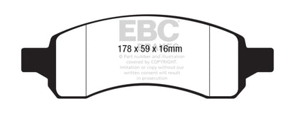 EBC YellowStuff Front Brake Pads - DP41761/2R EBC