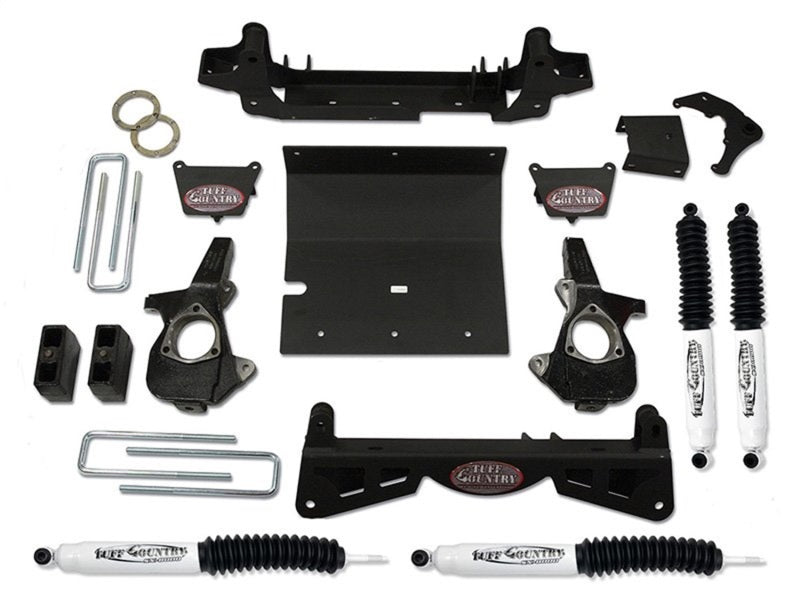 Tuff Country 01-06 Chevy Silverado 1500HD 4x4 4in Lift Kit (w/3pc Sub Frame SX8000 Shocks)