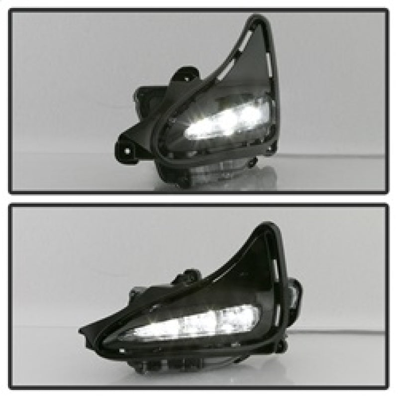 Spyder 2017+ Toyota Corolla OEM LED Fog Lights w/Switch - Clear (FL-TCO17-LED-C) SPYDER