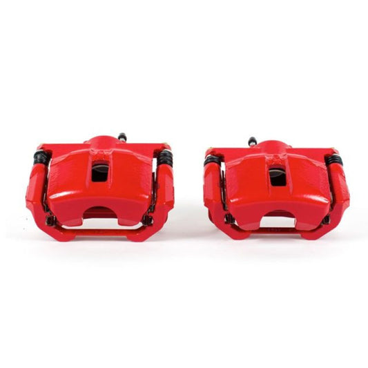 Power Stop 09-14 Nissan Maxima Front Red Calipers w/Brackets - Pair PowerStop