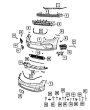 Load image into Gallery viewer, OEM Mopar 2014- 2020 Moulding Clips 15  Retainers Chrysler (68225214AA) X1