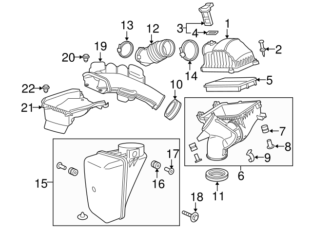 Genuine OEM Honda Engine Air Filter (17220-5J6-A10) X1