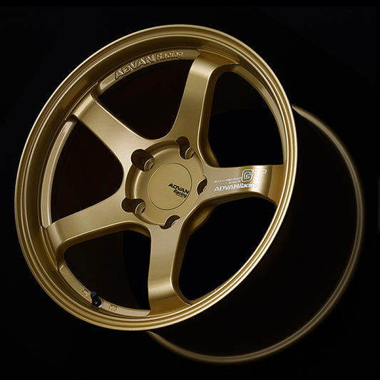 ADVAN Racing GT for Porsche 18x10 +60 5x130 Wheel - Racing Gold Metallic - YAQ8K60PZP