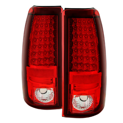 Spyder Chevy Silverado 1500 03-06 (Not Fit Stepside)LED Tail Lights Red Clear ALT-YD-CS03-LED-RC SPYDER