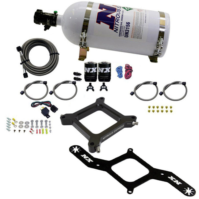 Nitrous Express 4150 Assassin Plate, Stage 6 Alcohol (50-300 HP) 10# Bottle - 67245-10