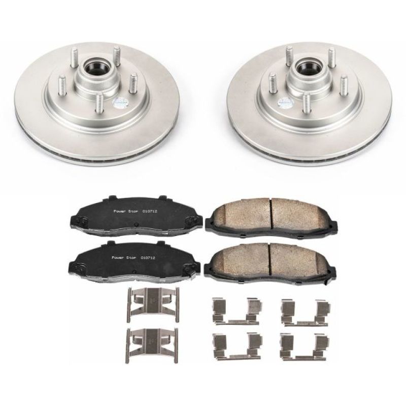 Power Stop 00-03 Ford F-150 Front Z17 Evolution Geomet Coated Brake Kit PowerStop