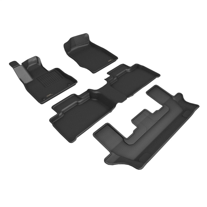 3D MAXpider KAGU 1st-3rd Row Floor Mats for Ford Explorer 2021-2026 - L1FR18301509