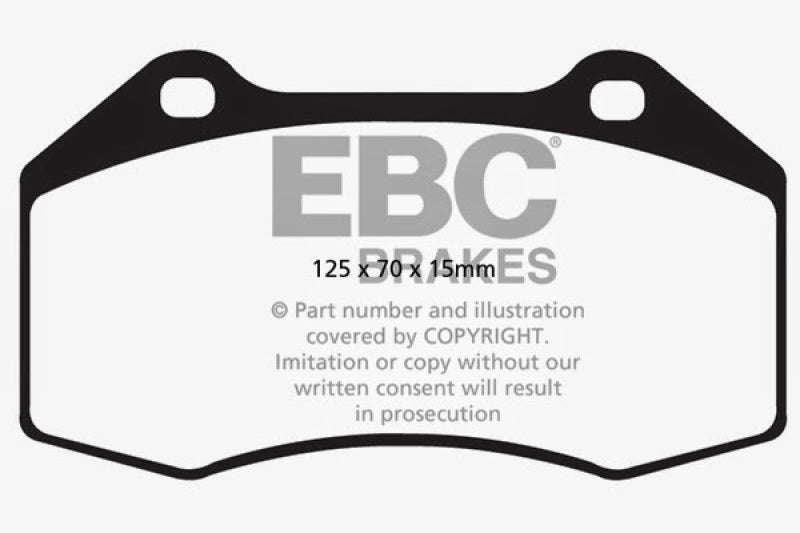 EBC GreenStuff Front Brake Pads - DP22021/2